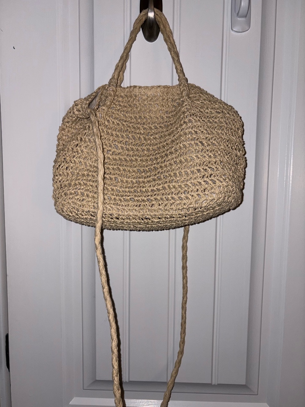 VELVET Natural Woven Tote